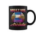 Meet Me At The Arcade Gameraporwave レトロビデオゲーム ゲーマービデオゲーム コーヒーマグ