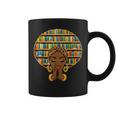 Melanin Afro Women Girl Book Librarian History African Graphic Print Coffee Mug