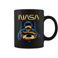 NASA Astronaut In Space Hole Comic Book Style Geek Graphic Print Coffee Mug