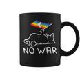 No War Peace Movement World Peace Peace Flag Cat コーヒーマグ