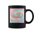 Olivia Comic Book Style Graphic Print Coffee Mug