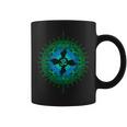 Om Psytrance Goa Psy Rave サイケデリックフェスティバルギフトアイデア コーヒーマグ