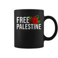 Palestine Free Palestine Free Gaza Palestine Flag Arabic コーヒーマグ