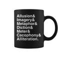 Poetry Literary Devices コーヒーマグ