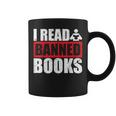 I Read Banned Books Readers Reading Sarcastic Graphic Print Coffee Mug