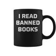 I Read Banned Books Vintage Style Graphic Print Coffee Mug