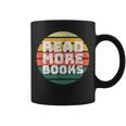 Read More Books Retro Vintage Book Lover Graphic Print Coffee Mug