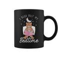 Read Past Bedtime Books Reader Book Reading Bookworm Author Graphic Print Coffee Mug