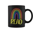 READ Rainbow Read Librarian Teacher Book Readers Reading Graphic Print Coffee Mug