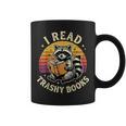 I Read Trashy Books Raccoon Graphic Print Coffee Mug