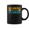 Readers Are Leaders Books Librarian Library Book Lover Graphic Print Coffee Mug