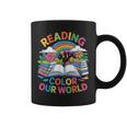 Reading Colors Our World Rainbow Books Kids Graphic Print Coffee Mug