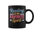Reading Is My Favorite Sport Book Lover Saying Graphic Print Coffee Mug Reading Is My Favorite Sport Book Lover Saying Graphic Print Coffee Mug