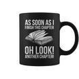 Reading Just One More Chapter Book Lover Graphic Print Coffee Mug