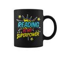 Reading Is My Superpower Book Nerds & Geeks Graphic Print Coffee Mug