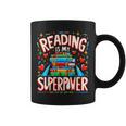Reading Is My Superpower Bookworm Book Lover Graphic Print Coffee Mug