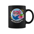 Readsolotl Axolotl Reading Book Graphic Print Coffee Mug