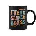 Retro I Read Banned Books Shirt Graphic Print Coffee Mug