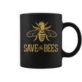Save The Bees 花、じんましん、アースデイ、環境、平和 コーヒーマグ