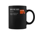 Six Seven Meme Reading Book Lover 6-7 67 Definition Graphic Print Coffee Mug