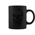 Skull With Hearthaped Eyes コーヒーマグ