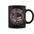 I Stay Home I Read Books I Pet My Cat I Regret Nothing Graphic Print Coffee Mug