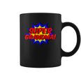 Super Grandma Comic Book Style Superhero Graphic Print Coffee Mug