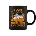 I Am Thankful For Books Cats And Coffee Thanksgiving Graphic Print Coffee Mug I Am Thankful For Books Cats And Coffee Thanksgiving Graphic Print Coffee Mug