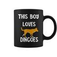 This Boy Loves Dingoes 野生動物 オーストラリアン ディンゴ犬 コーヒーマグ