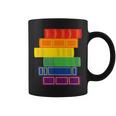 Threadless Grey Sky Chai Rainbow Book Pride Stack Graphic Graphic Print Coffee Mug