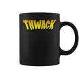 THWACK Vintage Retro Comic Book Graphic Print Coffee Mug