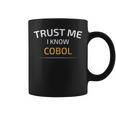 Trust Me I Know Cobol データサイエンスtシャツ コーヒーマグ