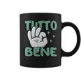 Tutto Bene イタリアの手のジェスチャー面白い引用イタリア 長袖tシャツ コーヒーマグ
