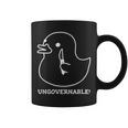 Ungovernable ラバーダックプリント コーヒーマグ
