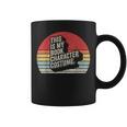 Vintage This Is My Book Character Costume Halloween Graphic Print Coffee Mug