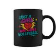 Volleyball Comic Book Art Just a Girl Who Loves Volleyball Graphic Print Coffee Mug Volleyball Comic Book Art Just a Girl Who Loves Volleyball Graphic Print Coffee Mug
