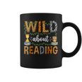 Wild About Reading Reading Books Lovers Reader Librarian Graphic Print Coffee Mug