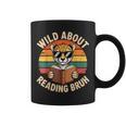 Wild About Reading Bruh Cool Leopard Animal Cheetah Book Graphic Print Coffee Mug