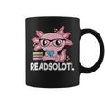 Women's Readsolotl Axolotl Book Lover Reading Women Girls Kids Graphic Print Coffee Mug