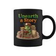 Women's Unearth a Story Summer 2026 Dinosaur Reading Books Dino Graphic Print Coffee Mug Women's Unearth a Story Summer 2026 Dinosaur Reading Books Dino Graphic Print Coffee Mug
