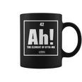 おったま Ah 元素デザイン おもしろ理系 サプライズ要素 42 ナンバー グラフィック 長袖tシャツ コーヒーマグ