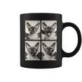おもしろい 吸血鬼 シャム猫 コウモリのコスチューム 猫 ハロウィン コーヒーマグ