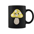 かわいい黄色のキノコ コーヒーマグ
