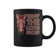 なぜ顔が長いのか Why The Long Face コーヒーマグ
