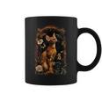 アビシニアン 猫 花 コーヒーマグ