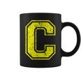 アルファベット C 大文字 イニシャル クラシック 学校 カレッジ コーヒーマグ