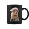 アルママ かわいい アルパカ ママ ダジャレ ラマ プレママ 家族 マタニティ 動物 コーヒーマグ