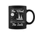 インスピレーションを与えるセーリングの引用句 航海風と帆のデザイン。 コーヒーマグ