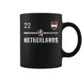 オランダ サッカーファン ジャージ オランダ国旗 フットボール愛好家 コーヒーマグ