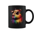 カピバラレインボーフラッグゲイプライド コーヒーマグ